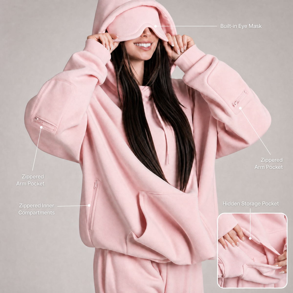 Airplane Mode Travel Hoodie