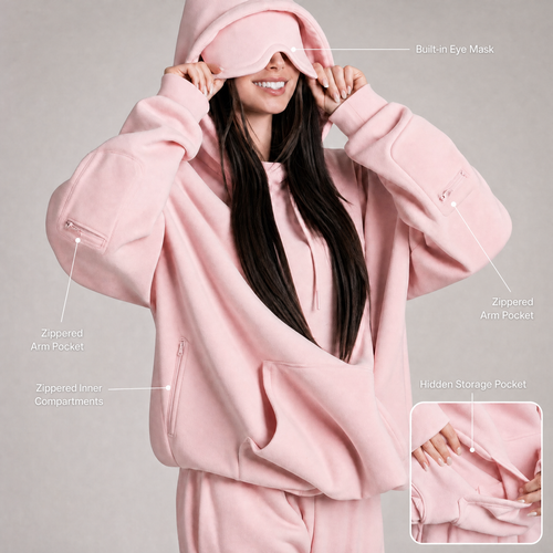 Airplane Mode Travel Hoodie